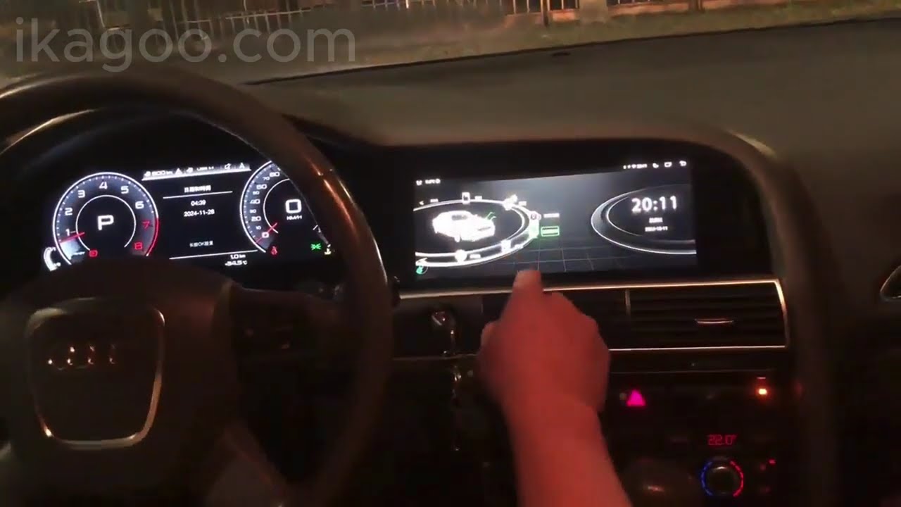 Audi Q7 2005–2015 | Digital Instrument Cluster with Android Head Unit Demo