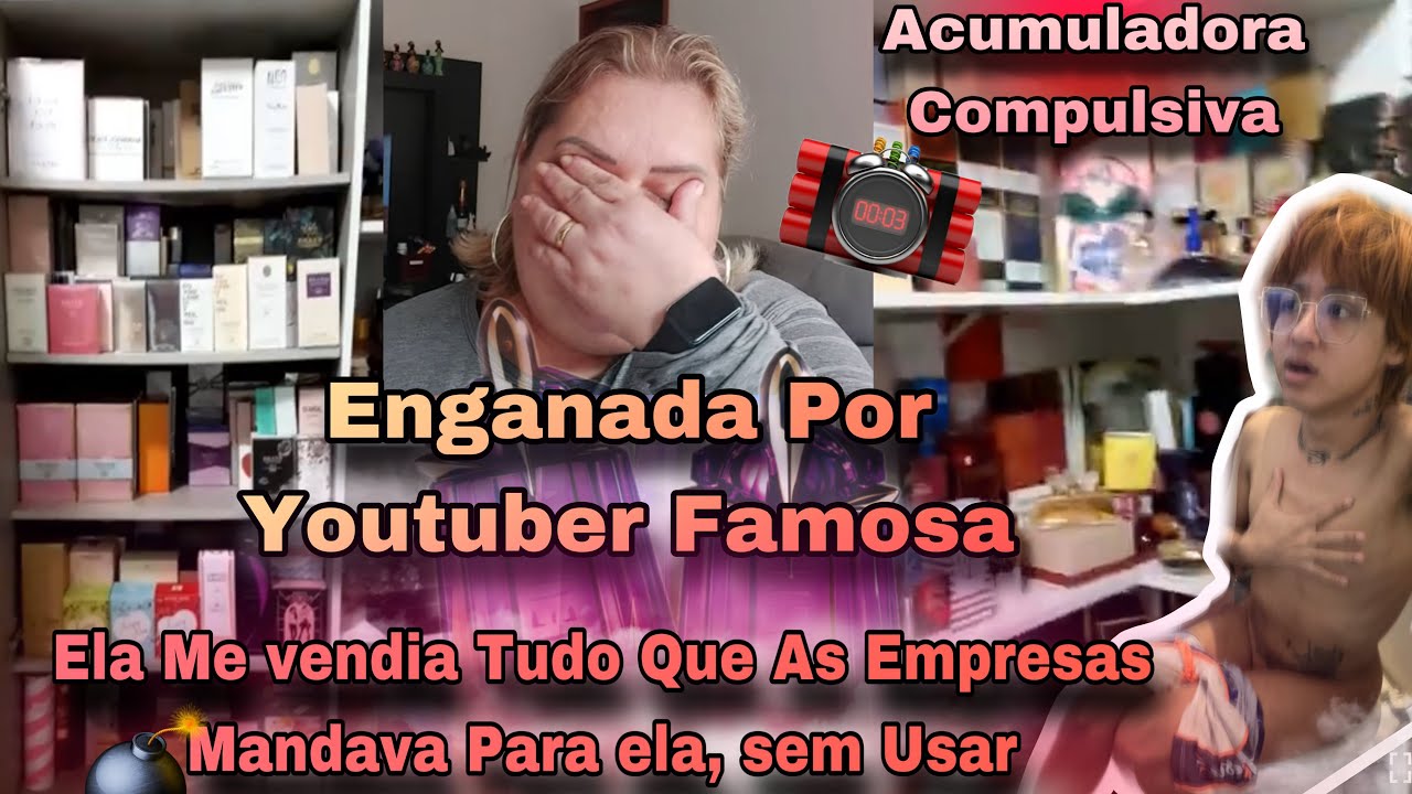 POLEMICA YOUTUBER VENDIA TODOS OS PERFUMES Q RECEBIA PARA ESSA PESSOA ACUMULADORA COMPULSIVA