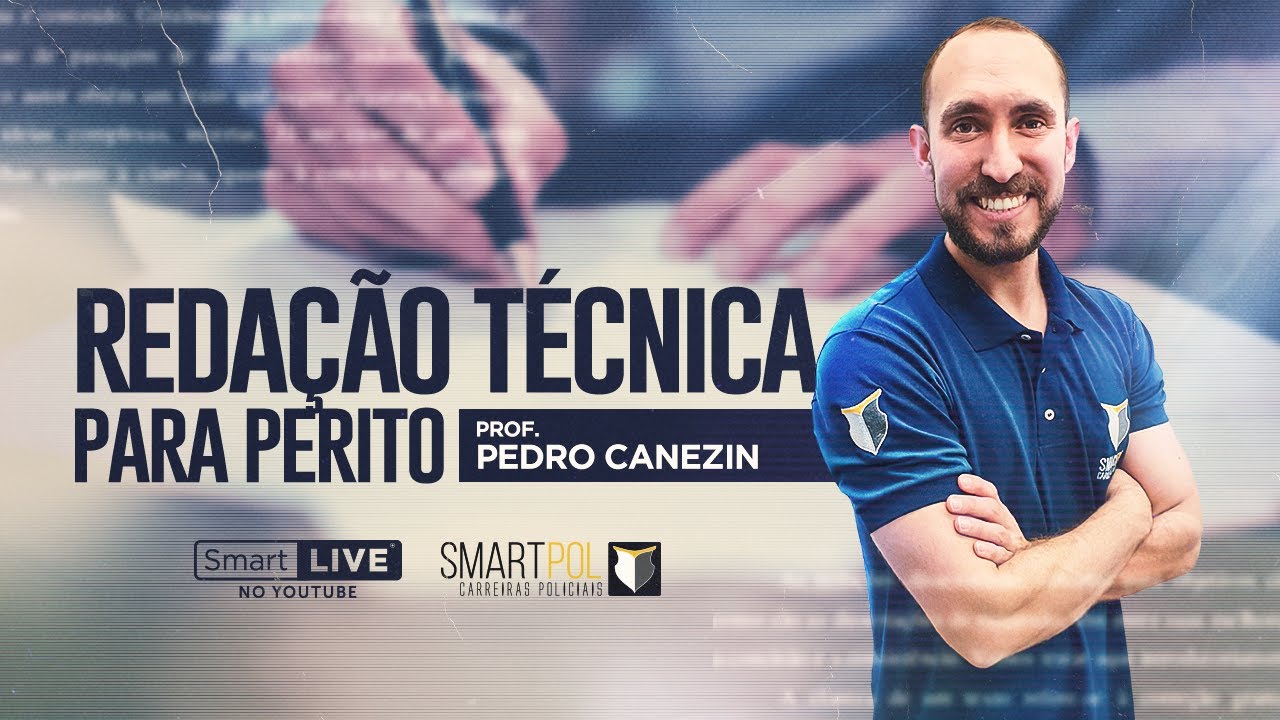 Reda&ccedil;&atilde;o T&eacute;cnica para Perito Criminal  I Prof. Pedro Canezin