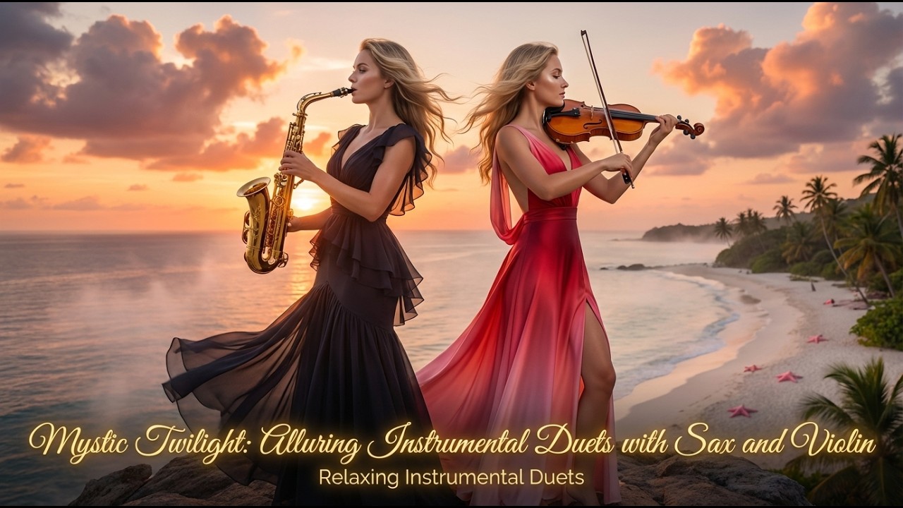 Quiet Love 🌬️ Healing Saxophone & Violin for Peaceful Nights & Loneliness 🕯️