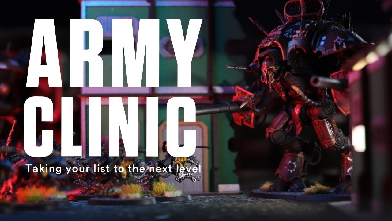 Warhammer 40,000 Army List Clinic - Get help with your army list