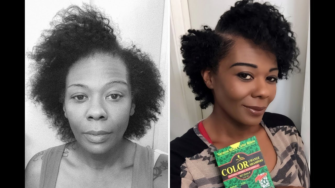 Wash Away Your Grays | Natural Hair Tutorial | DEITY AMERICA Shampoo Color Change Kit