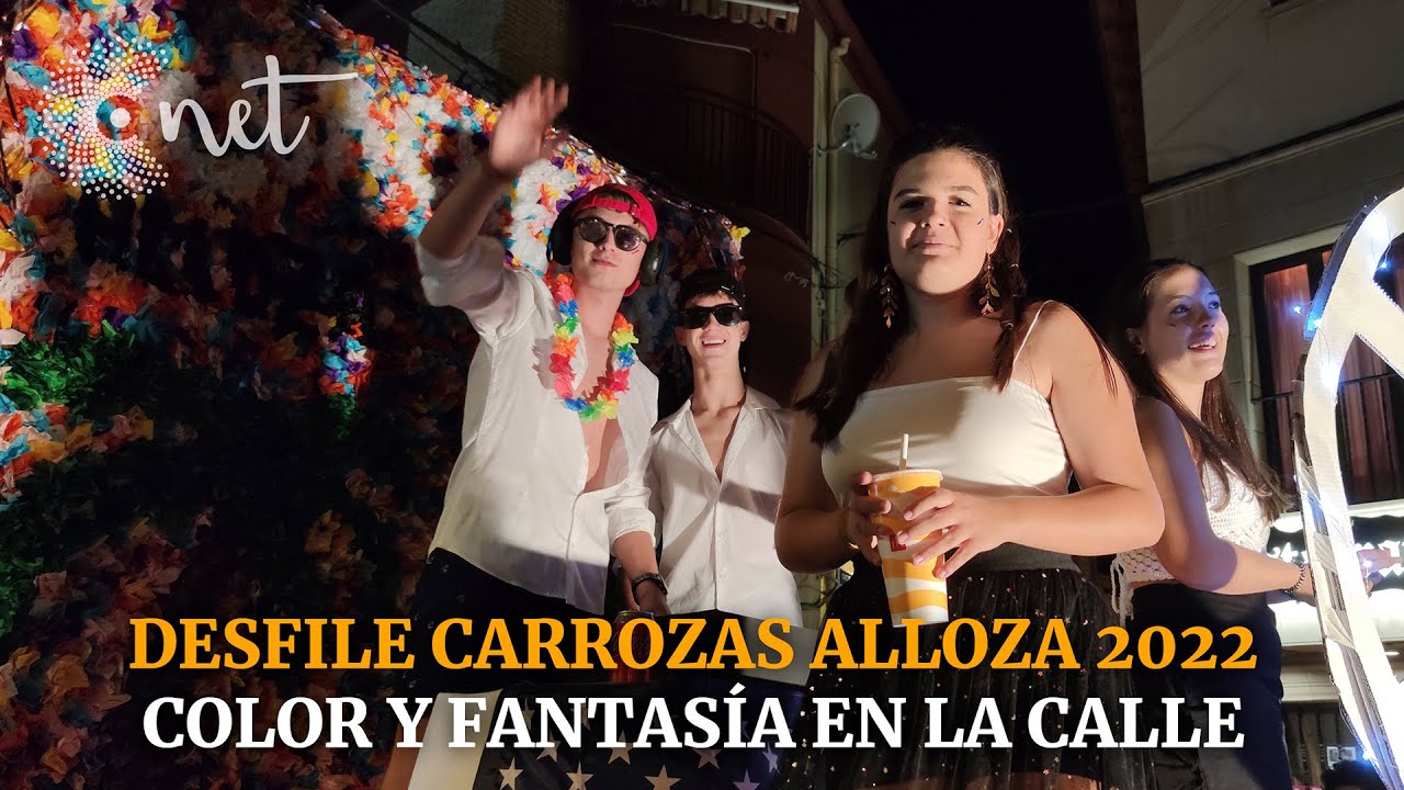 Desfile de CARROZAS | Fiestas ALLOZA 2022