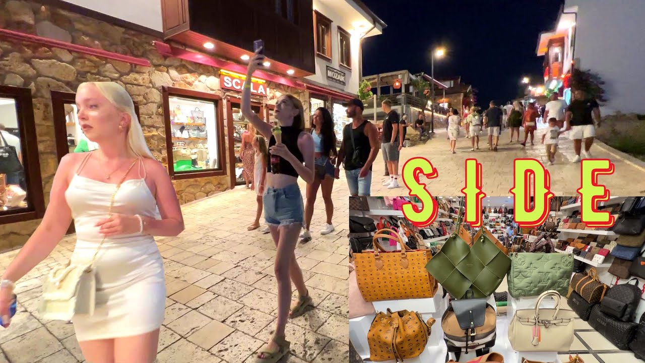 ANTALYA SIDE OLD TOWN ANTIK . STREET WALK in ANTIK TURKIYE #turkey #side #antalya