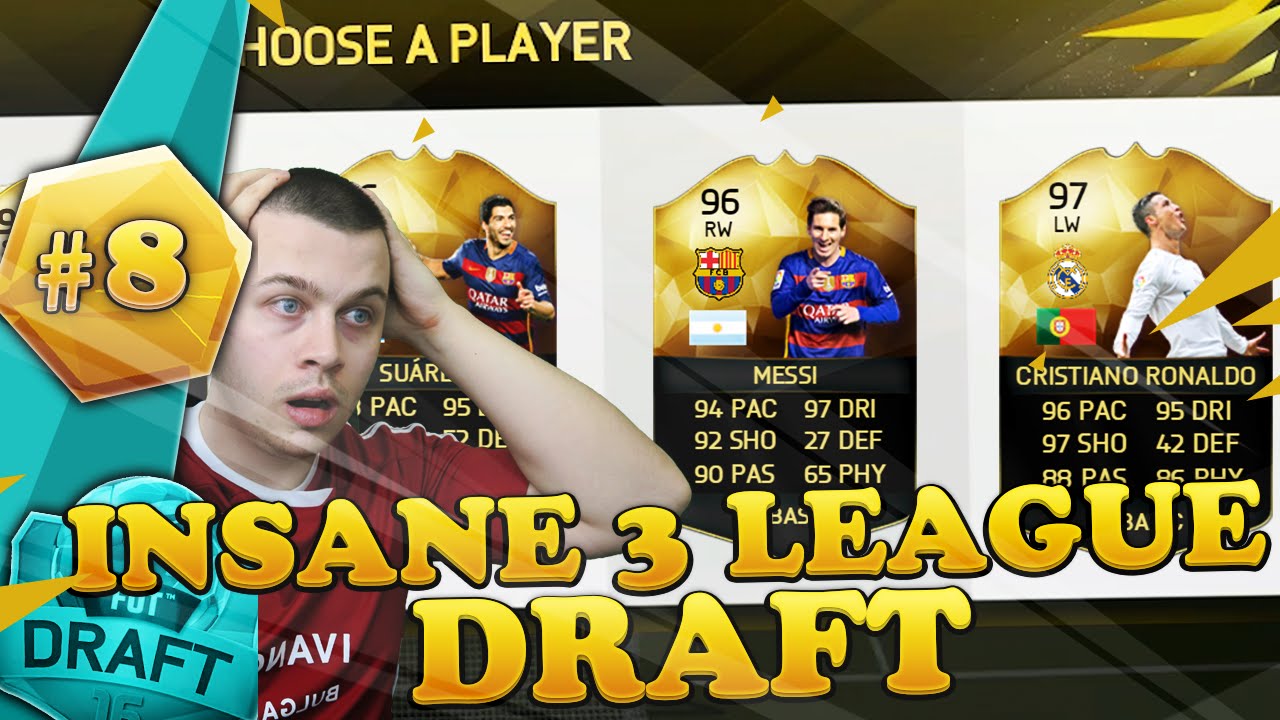FIFA 16 INSANE 3 LEAGUE DRAFT / BEST FUT DRAFT FORMATION / ULTIMATE TEAM