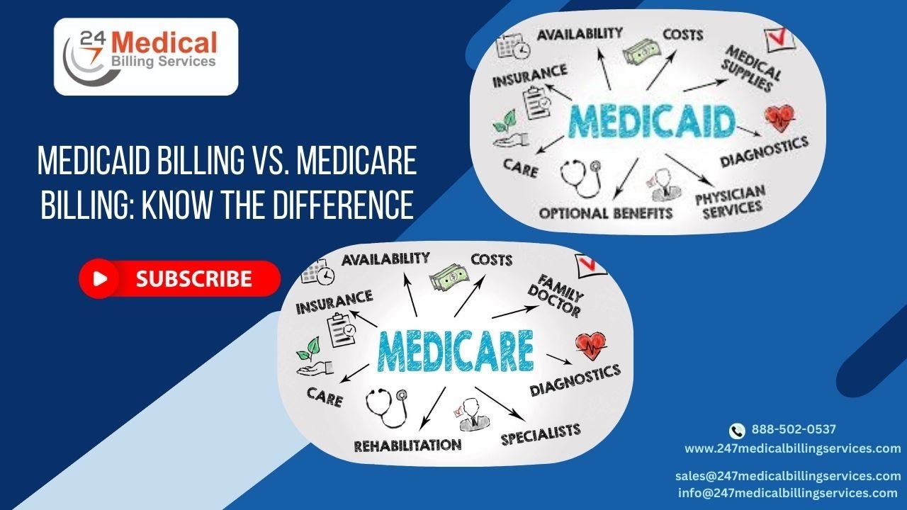 Medicaid vs  Medicare Billing What You Need to Know | @247medicalbillingservices