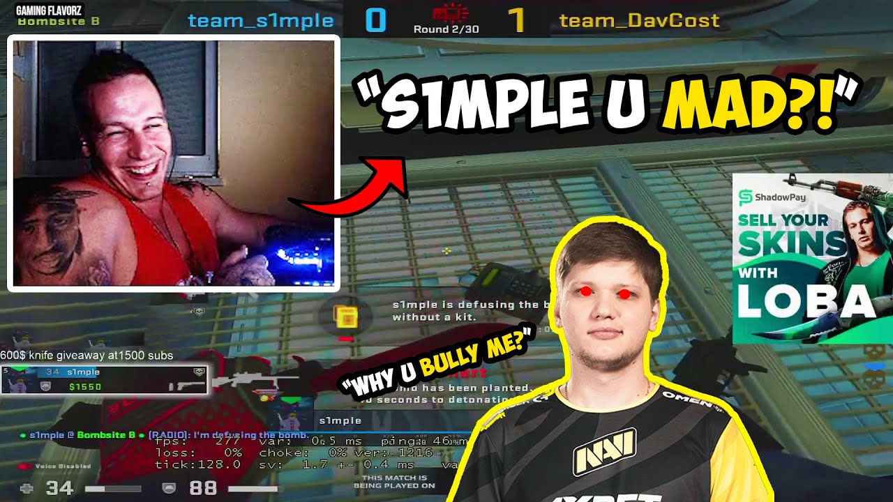 100KG FPL TROLL! | BEST AND FUNNIEST Lobanjica Reactions to other CS:GO Pros plays! (FUNNY AF!)