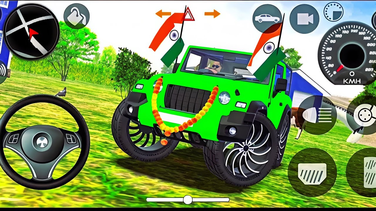 Modified Mahindra Thar Games:Indian Green Thar (Gadi Wala Games) Car Game Android Ga...