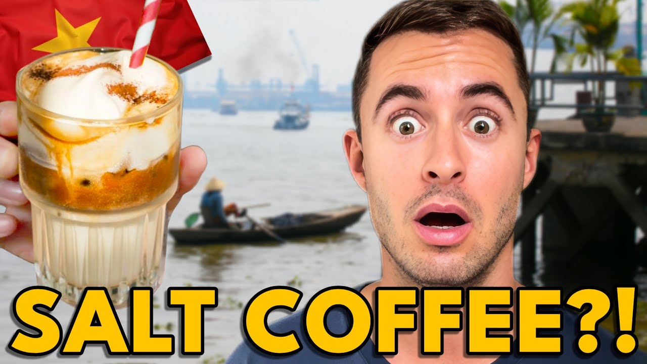 I Tried SALT COFFEE by the Saigon River… WHY Is This So Good?! 😱☕️