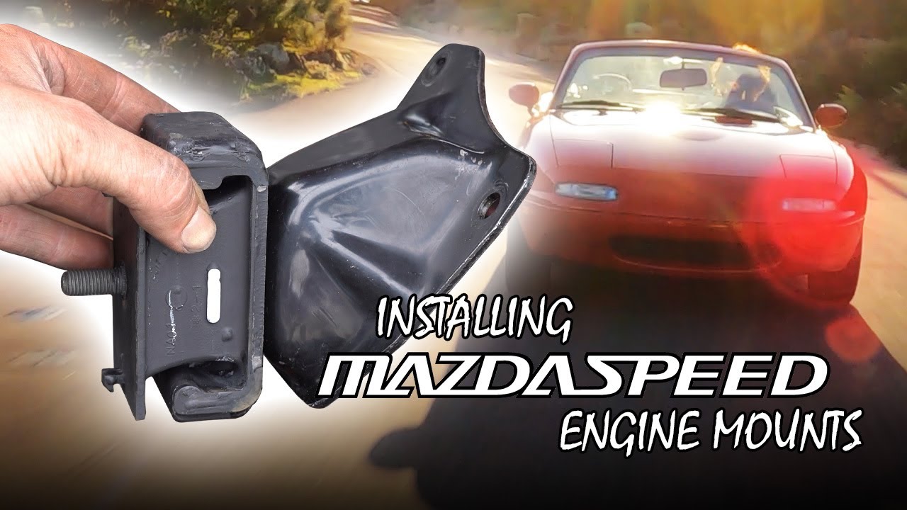 Замена опор двигателя NA Miata - модернизация Mazda Competition!