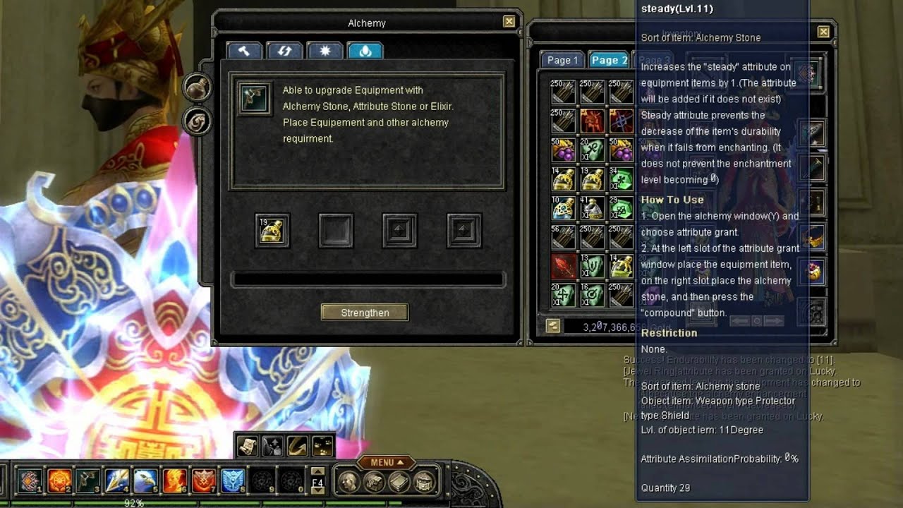 [cSRO] Silkroad, Isy pwned within 12 seconds & Crazy Alchemy Linoa goes for Newtrita +11.