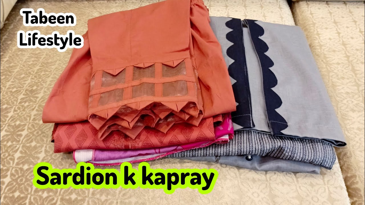 Latest Winter dress design ideas 2023/2024 by Tabeen lifestyle | Sardion k kapray kese design krein