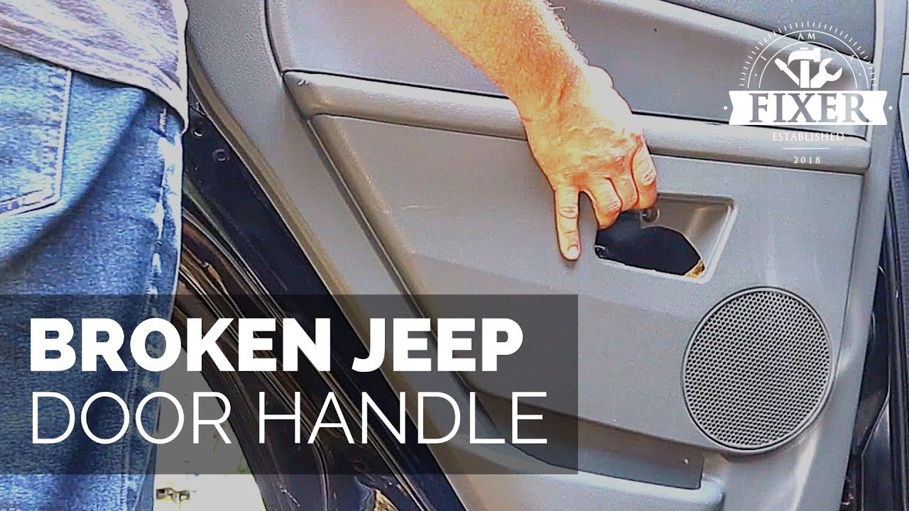 Как починить сломанную дверную ручку Jeep WX 2005-2010