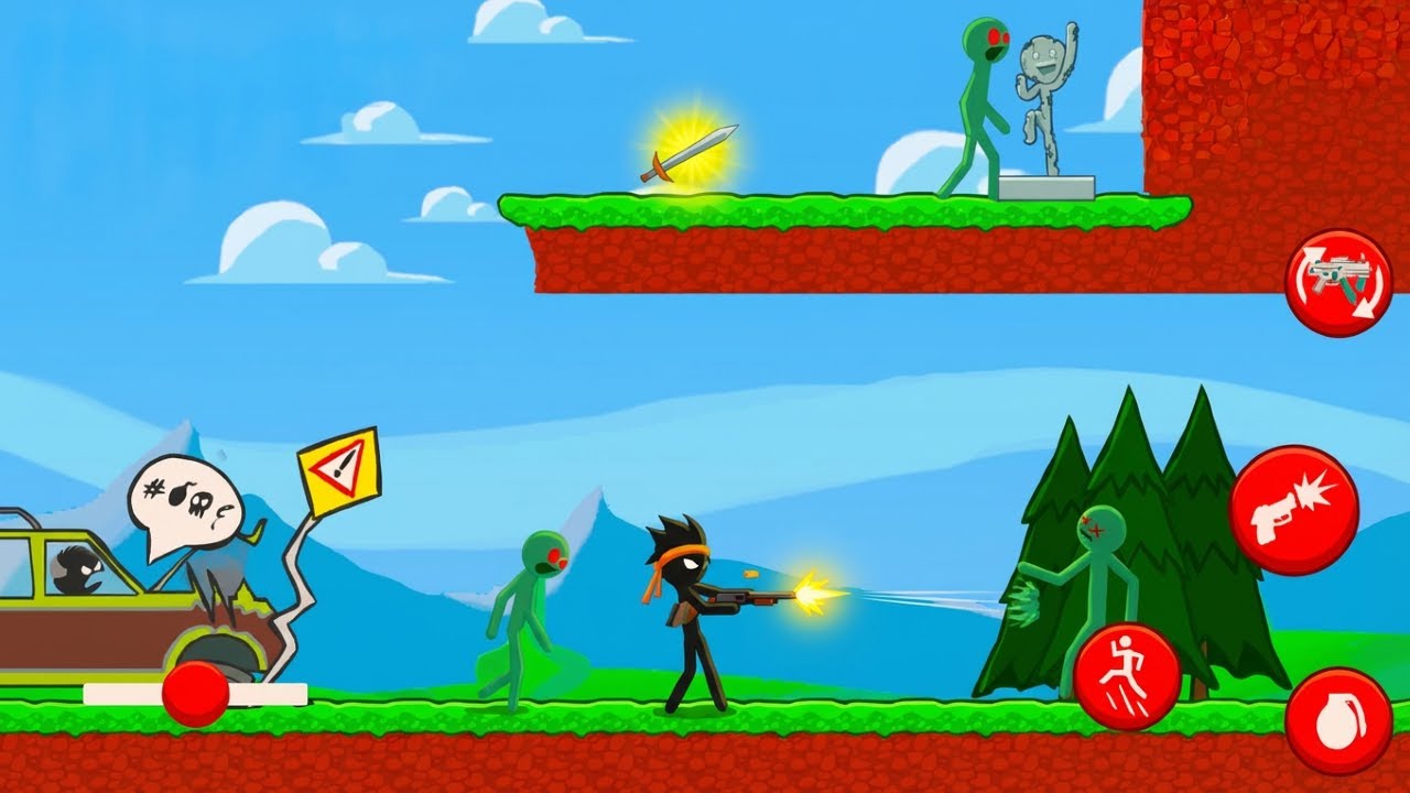 Stick vs Zombies - Play zombie 3D  - Android Gameplay