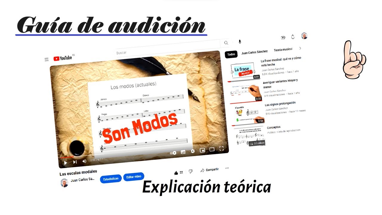Las escalas modales: Guía de audición