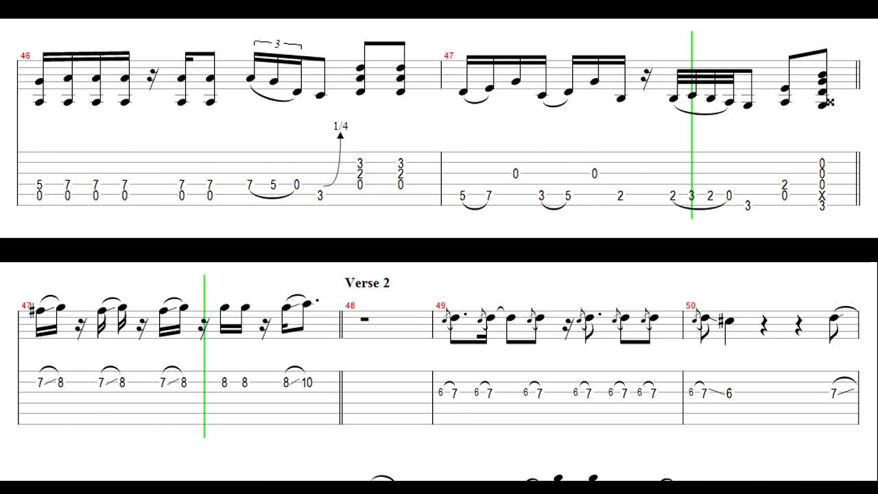 how to play   Extreme   Hole Hearted   Guitar tab full speed
