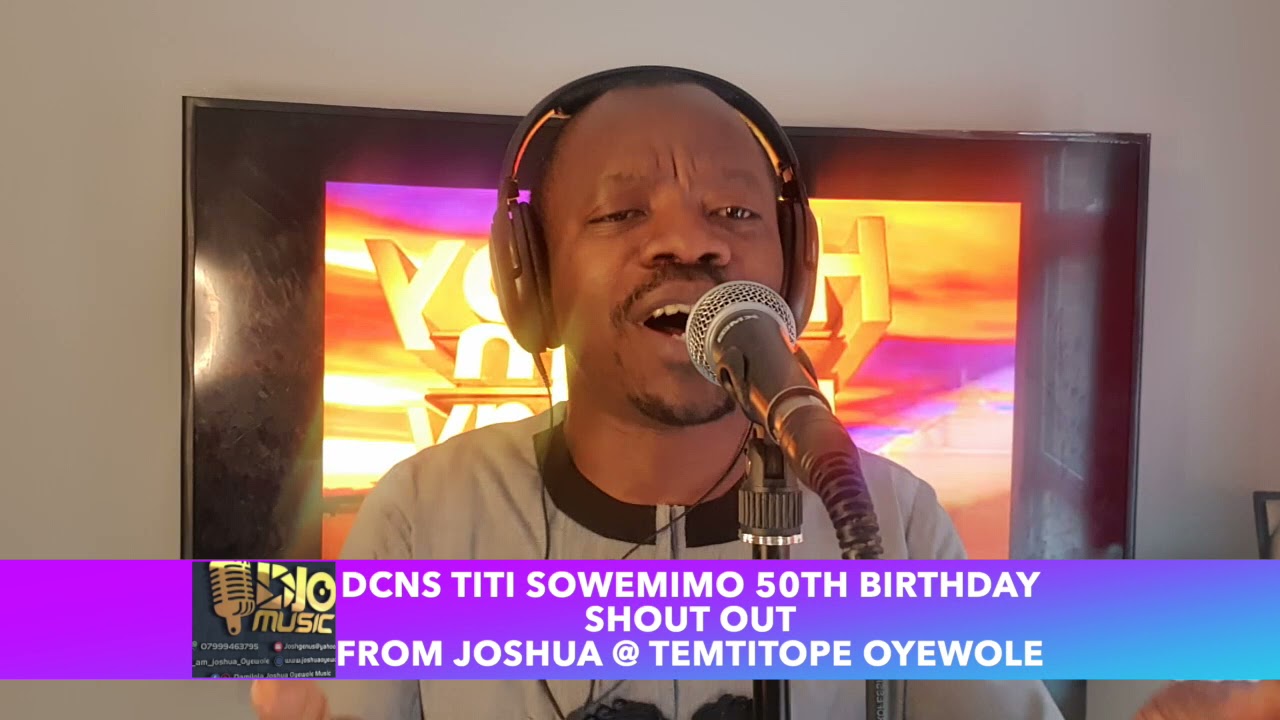 MINISTER JOSHUA OYEWOLE MINISTERING  GRATITUDE MODE SWITCHED ON TITI@50 CELEBRATION MOMENTS