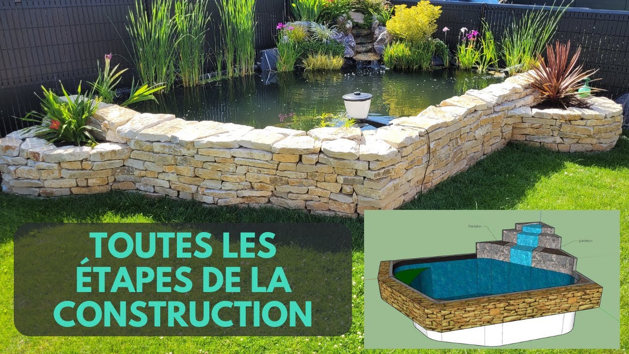 Comment construire son bassin à koï - rétrospective -