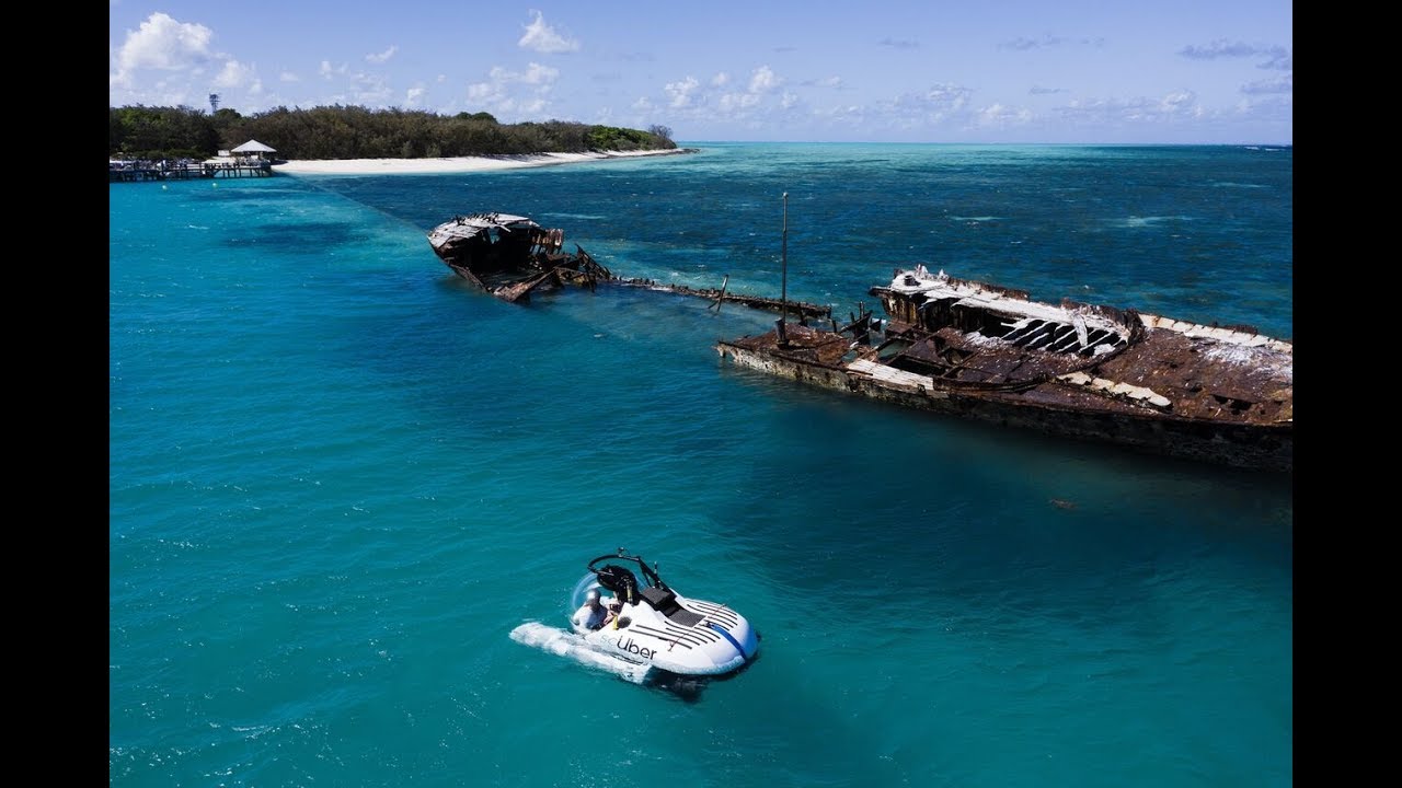 Welcome to scUber, the world's first rideshare submarine on the Great Barrier Reef