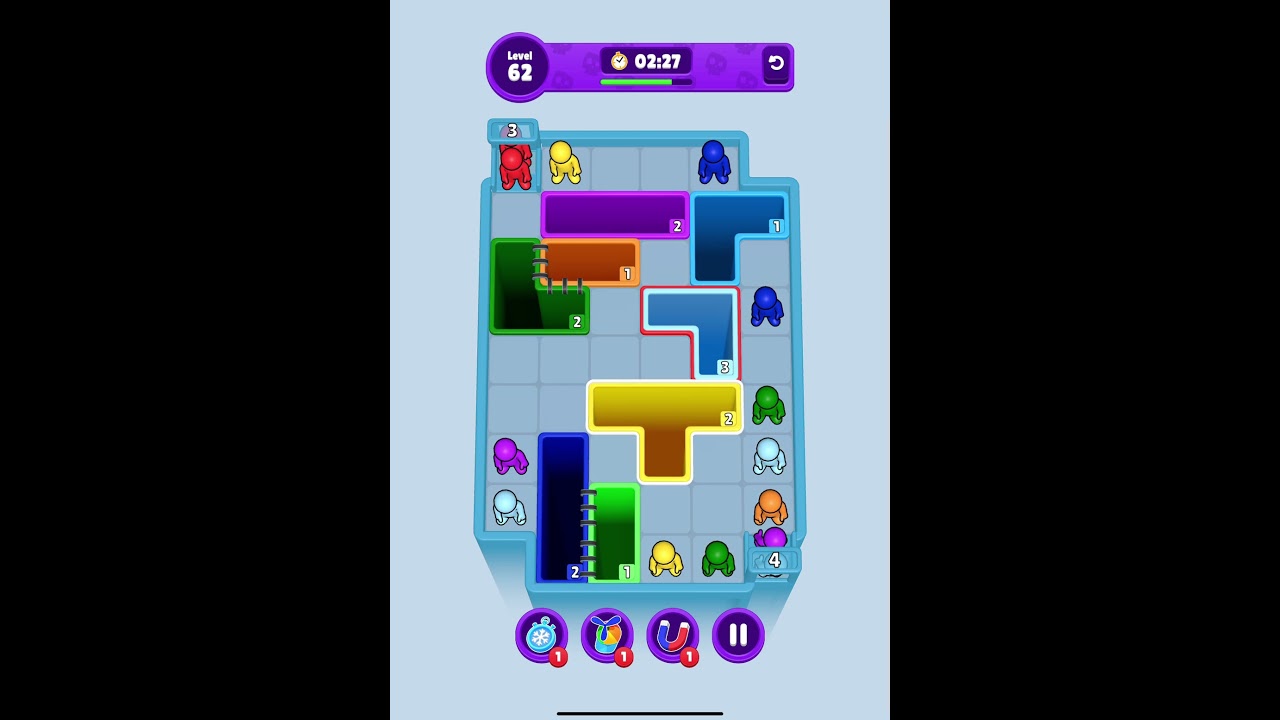 Drop Away Level 62 (Hard) ⏳ | Tough But Satisfying Solve