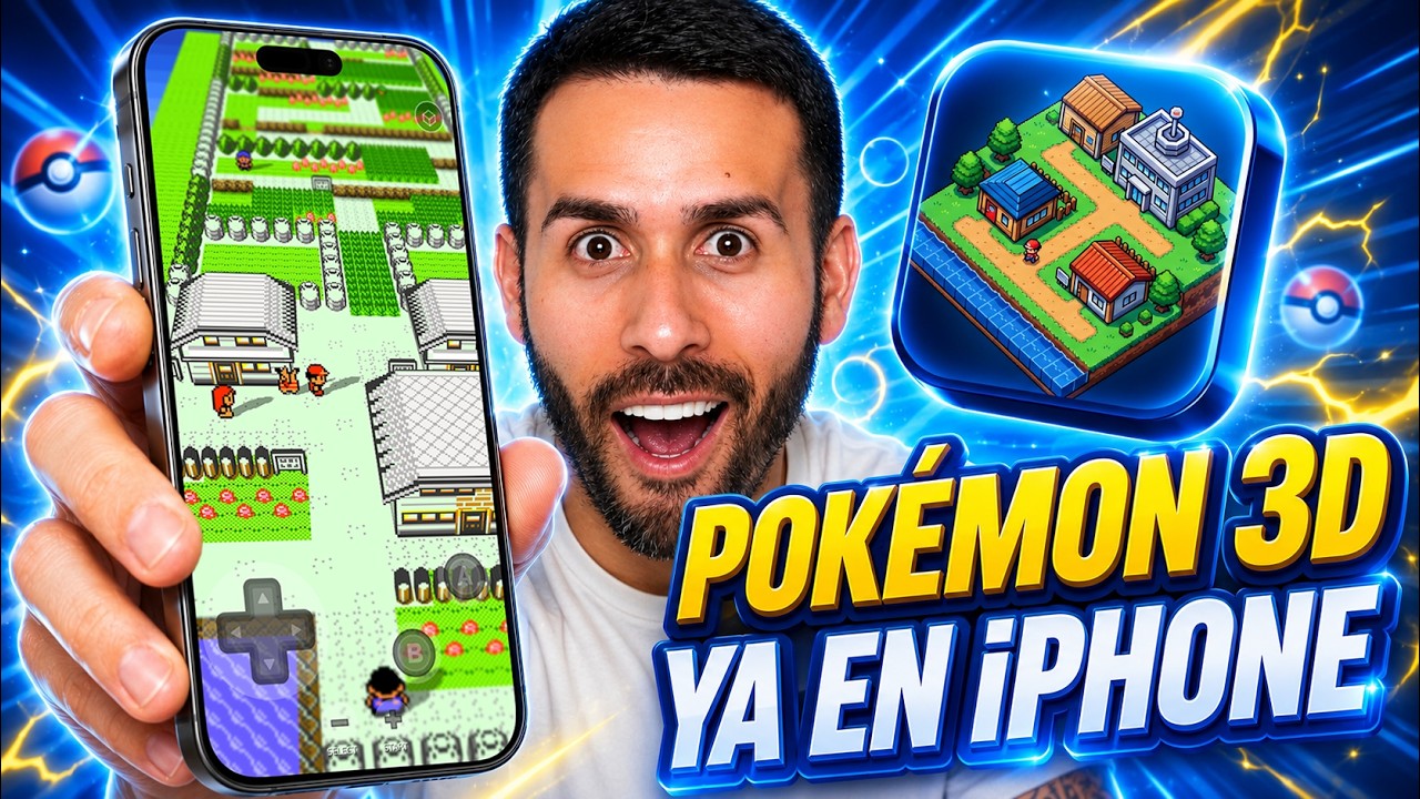 How to Play Pok&eacute;mon Red / Blue in 3D in iPhone or iPad | Gen1Recomp Mod Tutorial