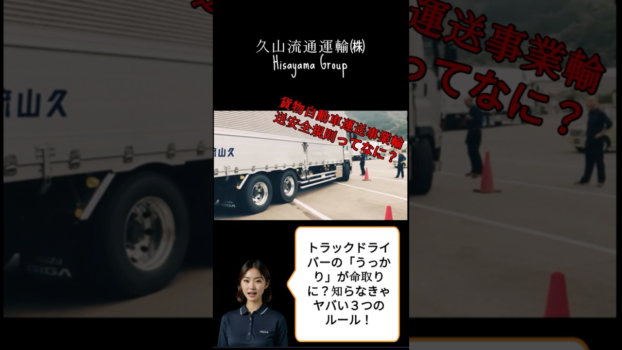 貨物自動車運送事業輸送安全規則ってなに⁉️ #shorts #shortsfeed  #shortvideo #short #stortsfeed #stockmarket #shortsfeed