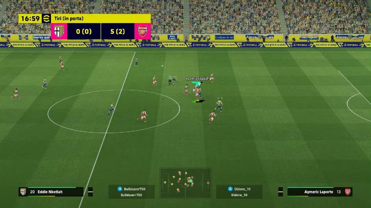 Parma vs Arsenal Champions-League gr17