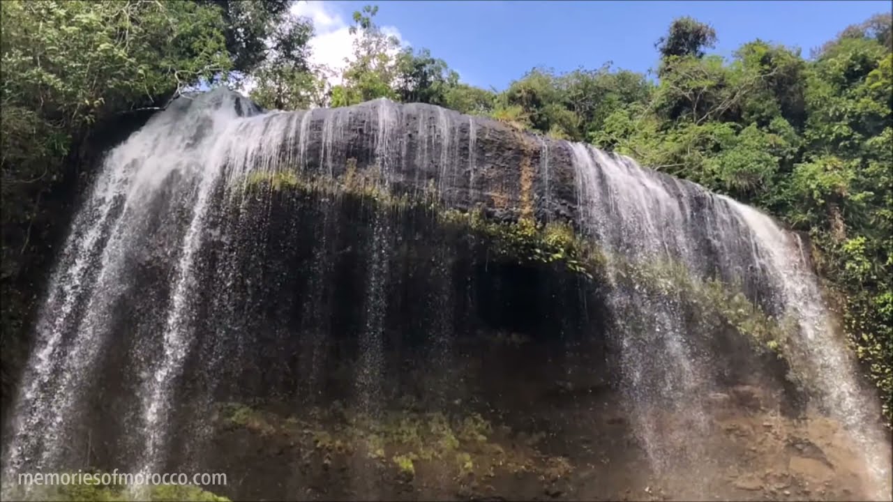 Beautiful waterfall in Palau, Ngardmau Waterfall
