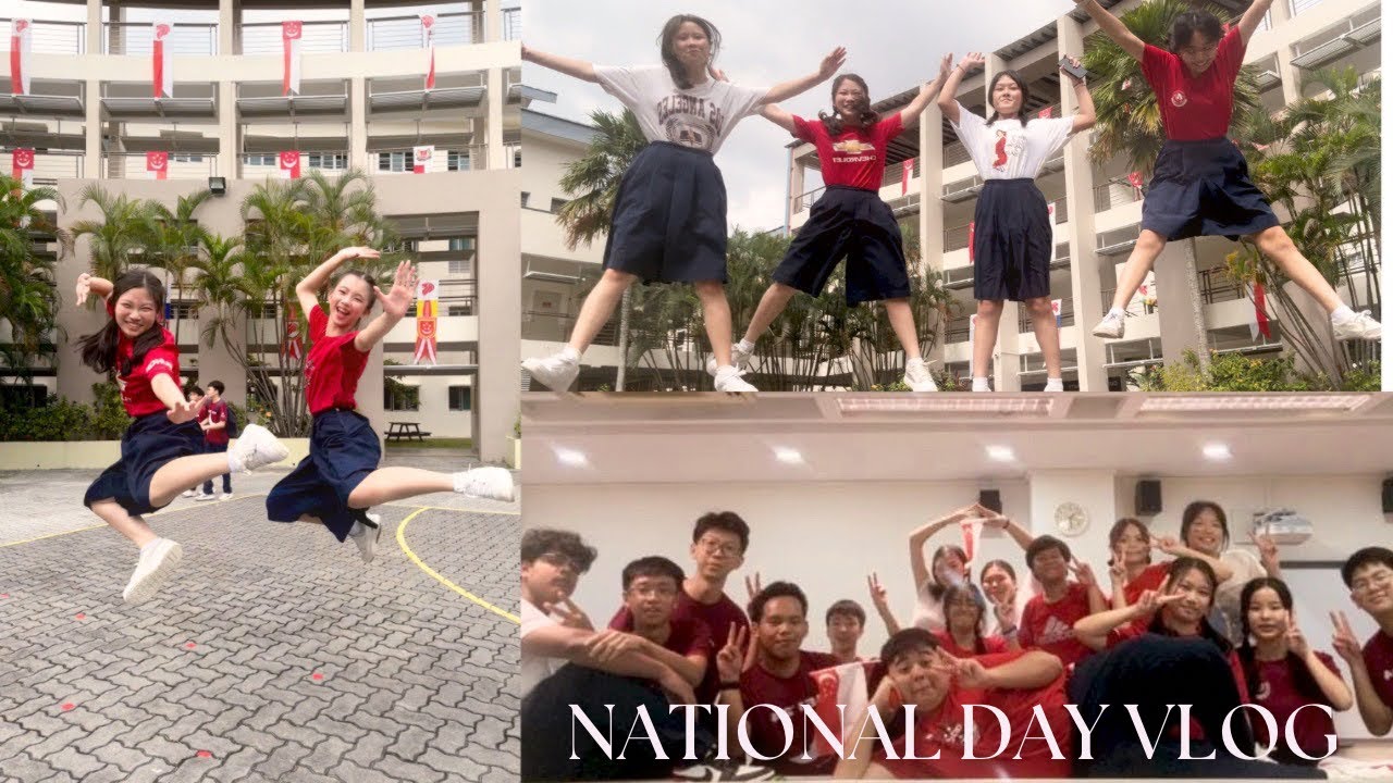 national day vlog ! my last NDP in sec school (ft. performance, photo taking, post-NDP outing)