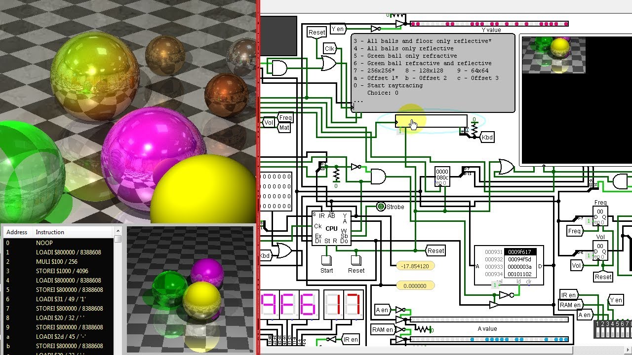My Logisim CPU / Computer: Hardware User Stack for Easy Subroutine Parameter Passing and Recursion
