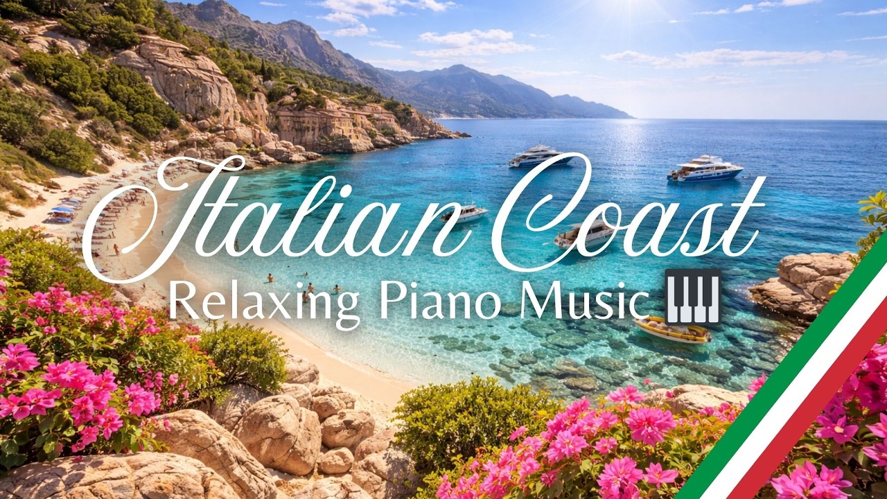Relaxing Piano Music in Italy 🇮🇹 | Beautiful Italian Landscapes
