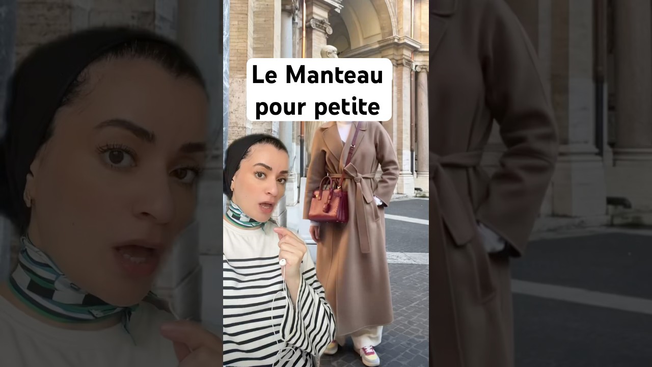 Manteau pour petite #elegance #fashion #mode #outfit #manteau #manteaux #coat