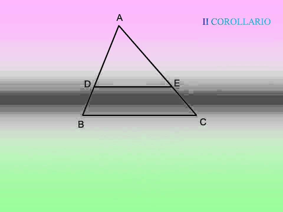 44 - Corollari di Talete