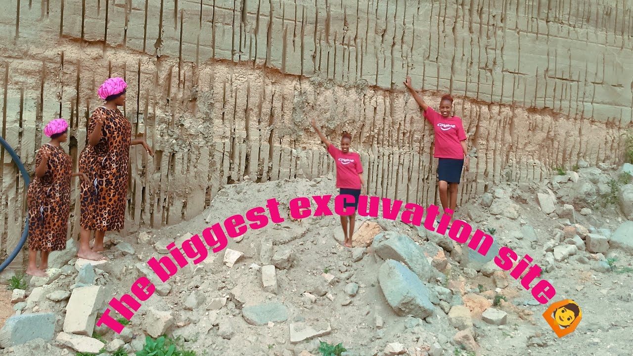 THE BIGGEST EXCUVATION SITE 🙆😌 AND EXQUISITE VILLAGE TOUR ☺️💕