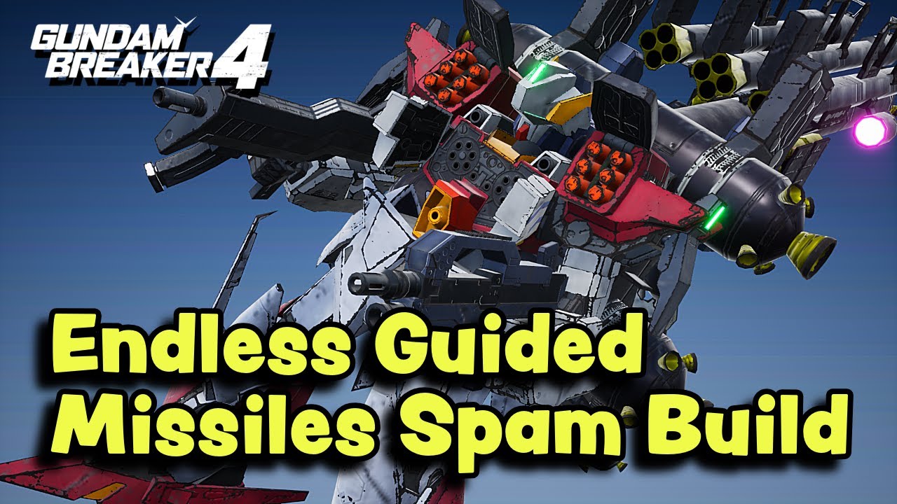 Have You Tried Spamming Guided Missiles Build Yet??? (Gundam Breaker 4)
