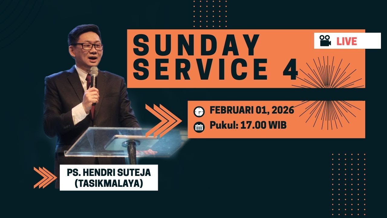 Ibadah On-site Sunday Service 4  GBC | 01 Feb  2026 I Ps. Hendri Suteja