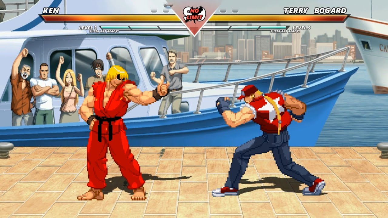 FIRE KEN vs TERRY BOGARD - The most insane fight ever made!