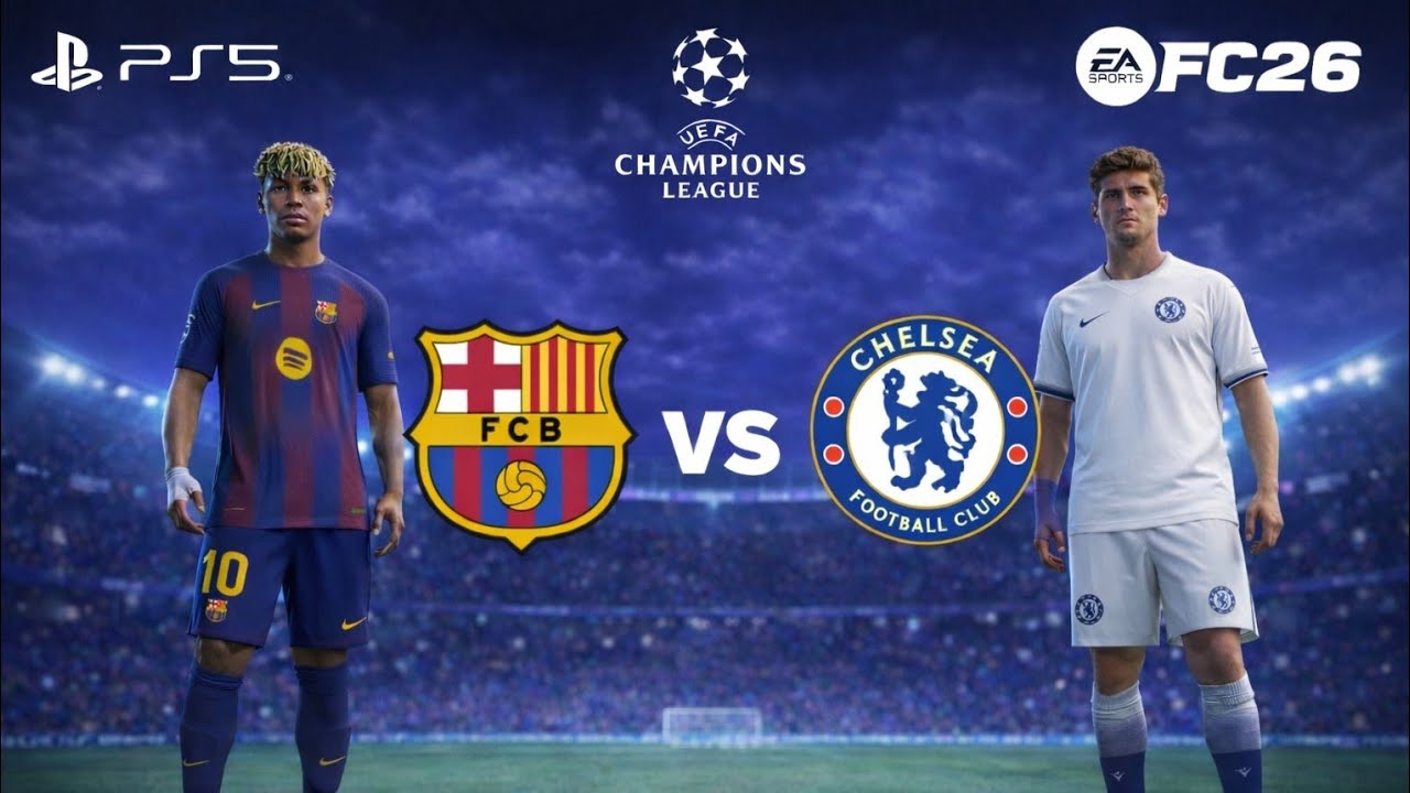 FC 26 - Chelsea Vs Barcelona .Champions League 2025/26 |Full Match | PS 5 Pro [4K60]