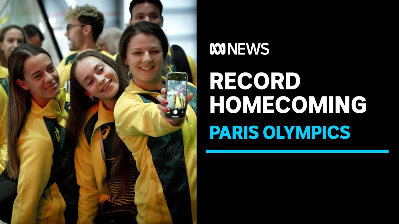 Australian Paris Olympic team athletes return home | ABC News