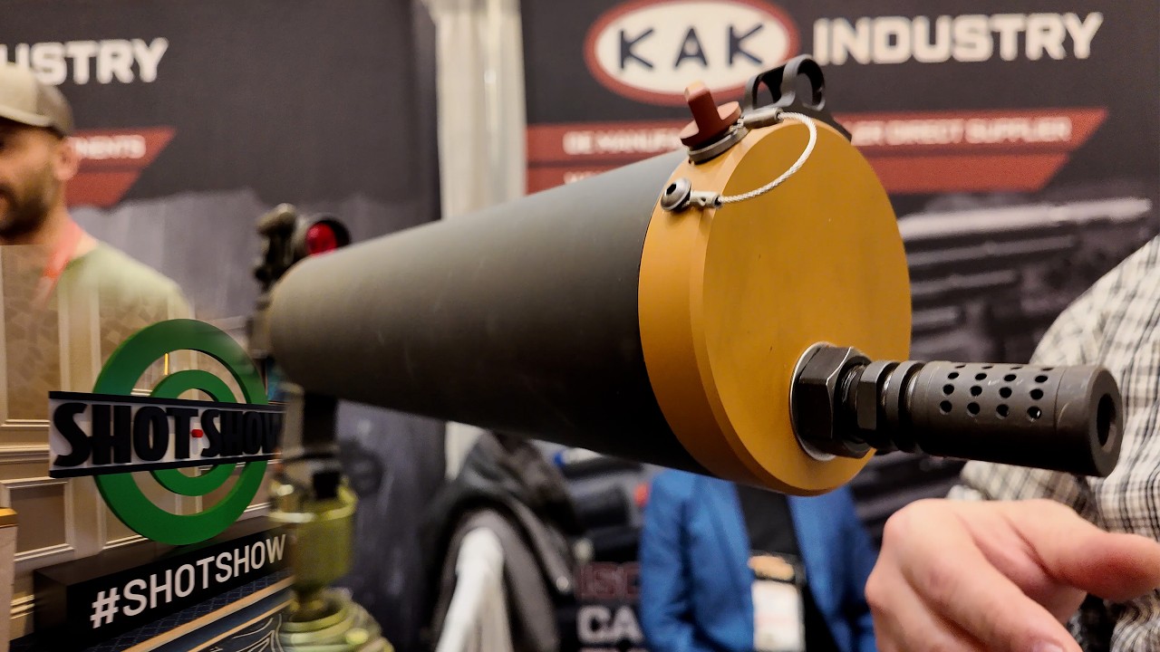 SHOT Show 2026 Day 0: Insane Water-Cooled AR Upper & 3D Printed Suppressors! #guns #shotshow