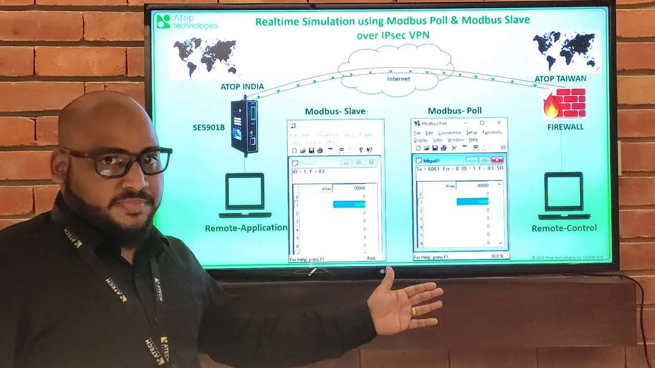 3G/4G/LTE Industrial Cellular Gateway Demonstration in a Live scenario｜ATOP Technologies