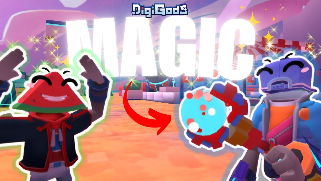 DigiGods Added MAGIC! (Staffs & Potions)