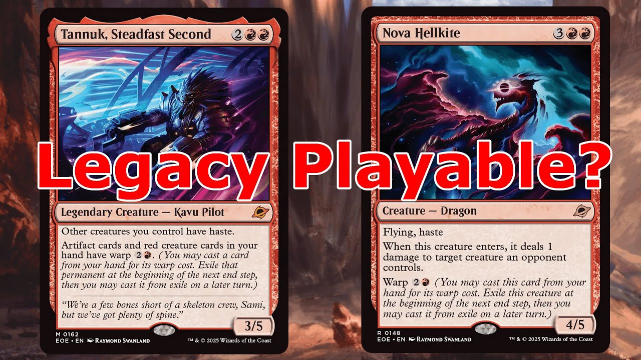 TIME TO TEST NEW CARDS!  Edge of Eternities Moon Stompy (Legacy MTG)