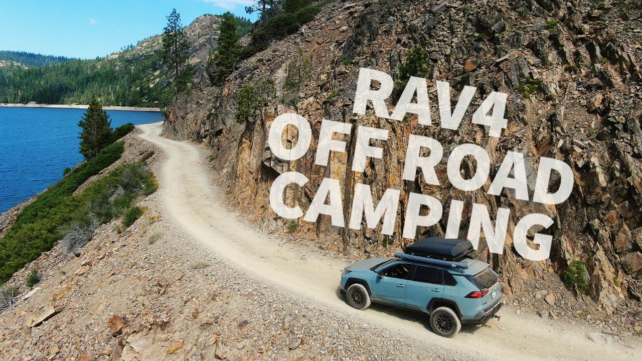 ЭПИЧЕСКИЙ внедорожный кемпинг и гребля на RAV4 на озере Боумен, Калифорния