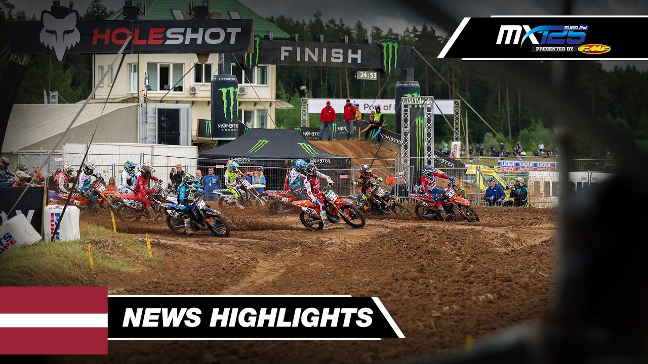 News Highlights EMX125 Presented by FMF Racing Race 1 | 2026 MXGP of Latvia