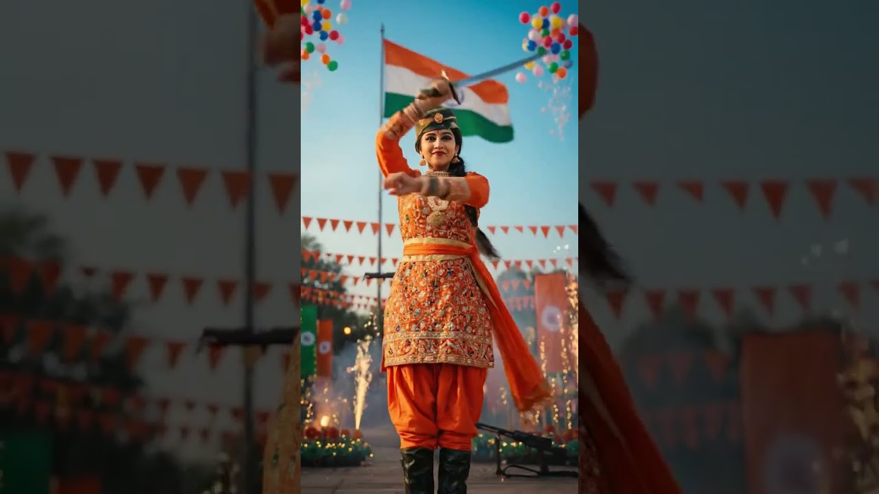 Beautiful Girl Sword Performance 🇮🇳 | Indian Army Style Republic Day Celebration 🎉🎈 