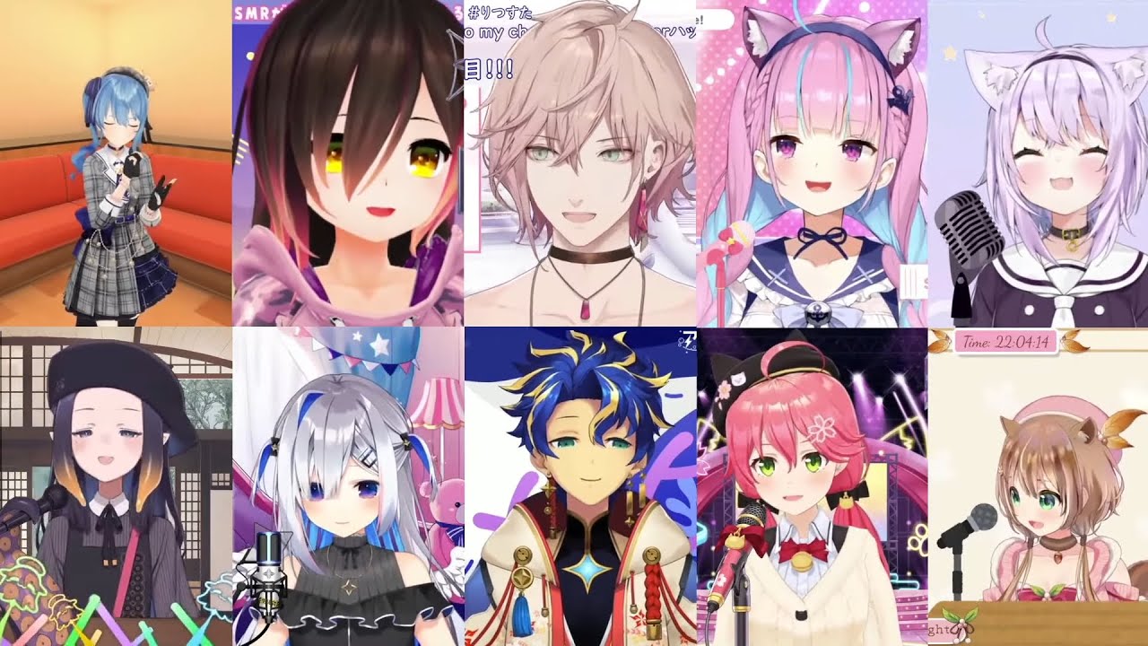 Hololive Productions Sings: Gunjou (群青) - YOASOBI