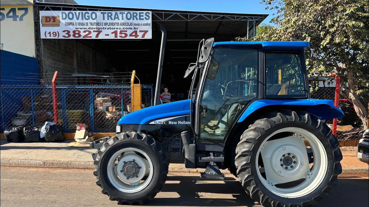 Trator New Holland TL70 Cabinado 4x4 Ano 2001 com redutor de velocidade a Vendaa !!