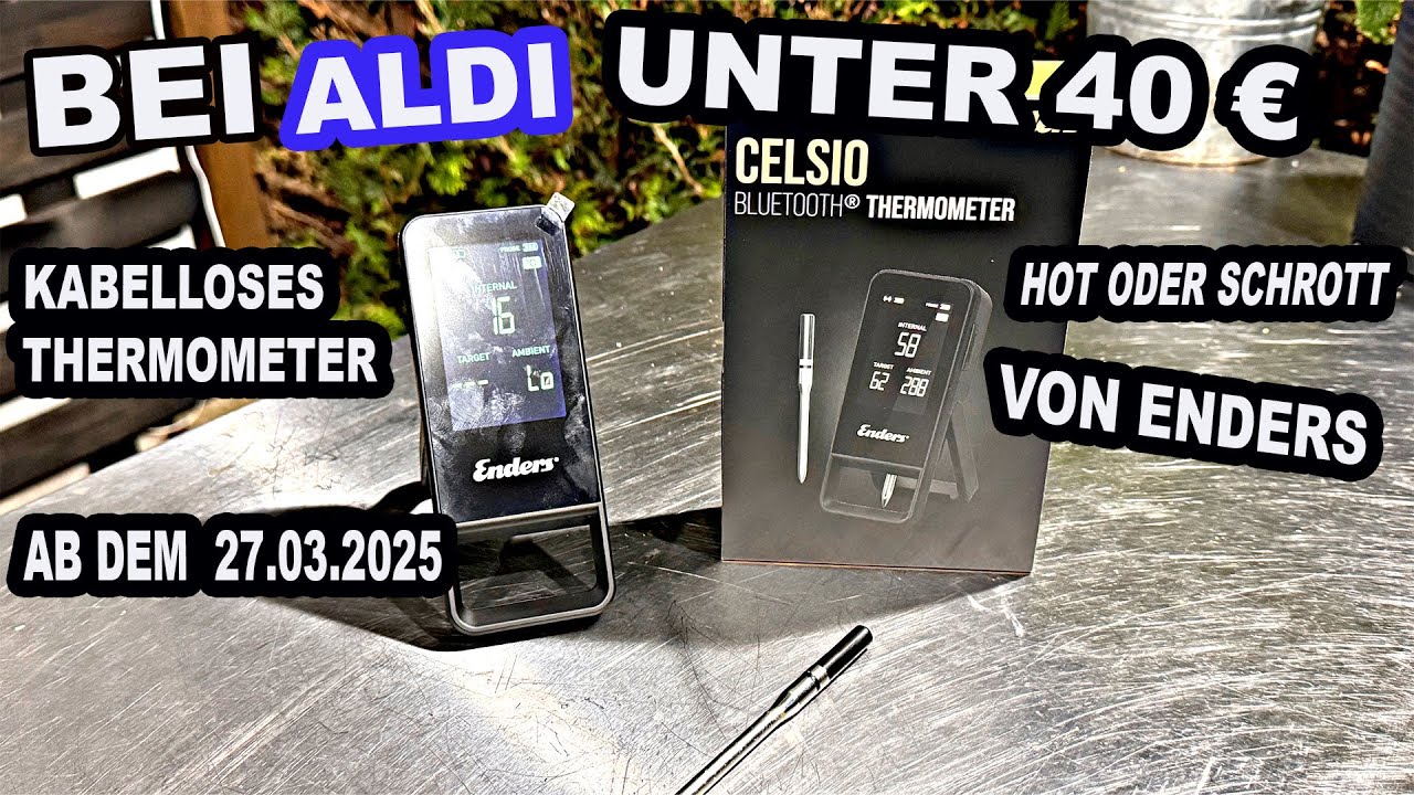 Enders Celsio Kabelloses Thermometer unter 40 Euro bei ALDI | The BBQ BEAR