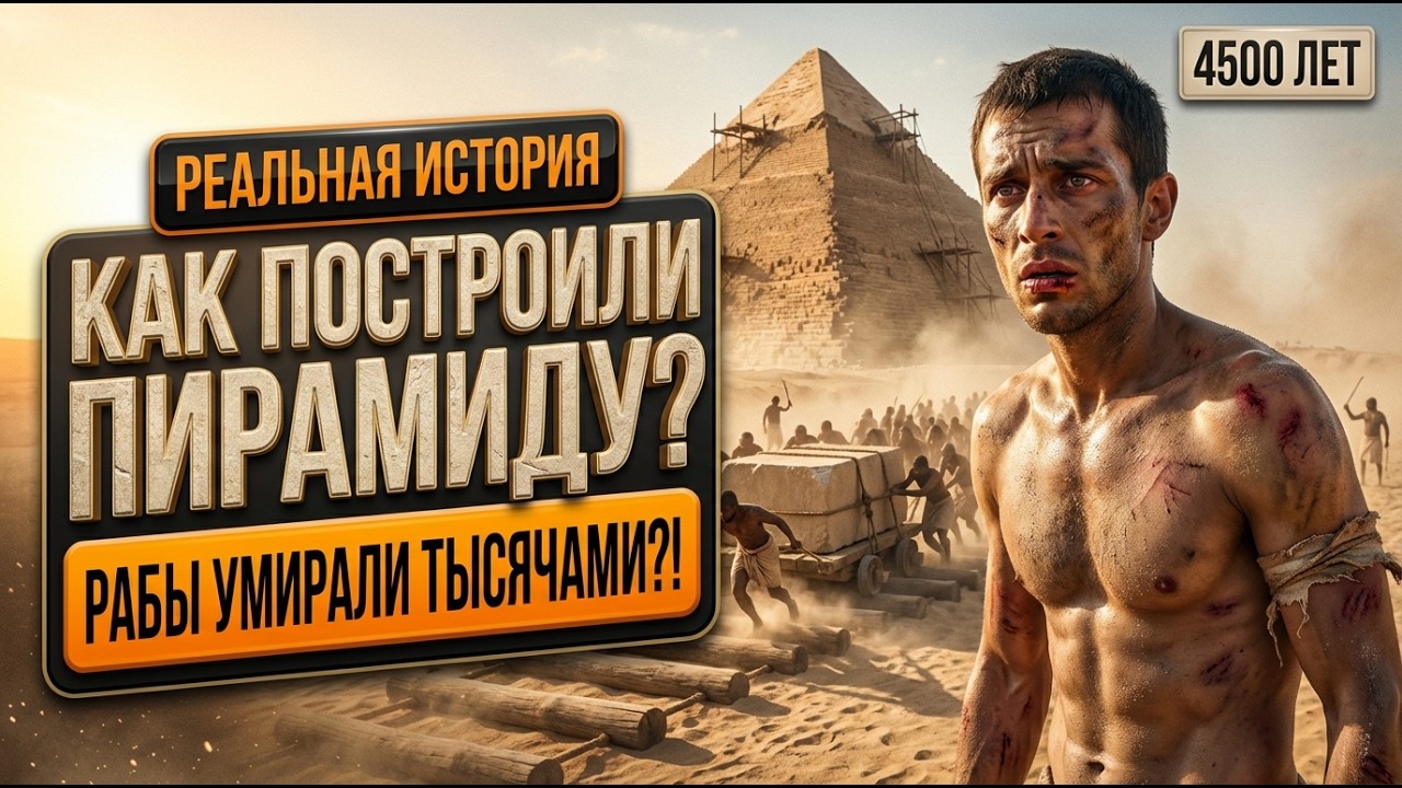 КАК НА САМОМ ДЕЛЕ СТРОИЛИ ПИРАМИДЫ: РАБЫ, КРОВЬ И &ldquo;РЕЛЬСЫ&rdquo; ИЗ БРЕВЕН | Реконструкция